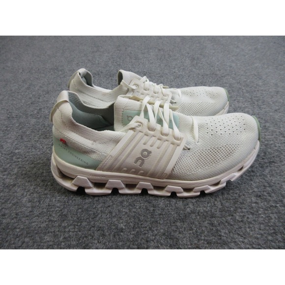 On Cloudswift Shoes Womens Size 7 White Mint Running Athletic Sneakers Cloudtec - Picture 1 of 16
